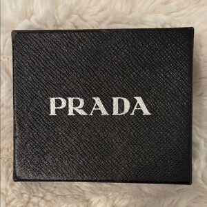 Prada Black and White Fabric Box